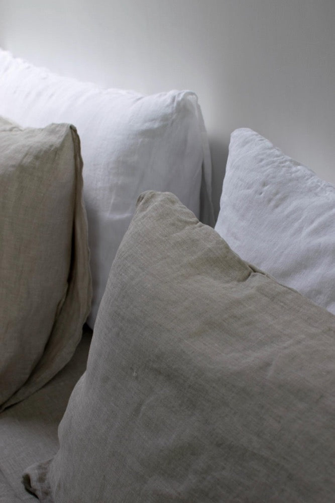 European Flax Linen Bed Sheet Set: 180 gsm Medium Weight